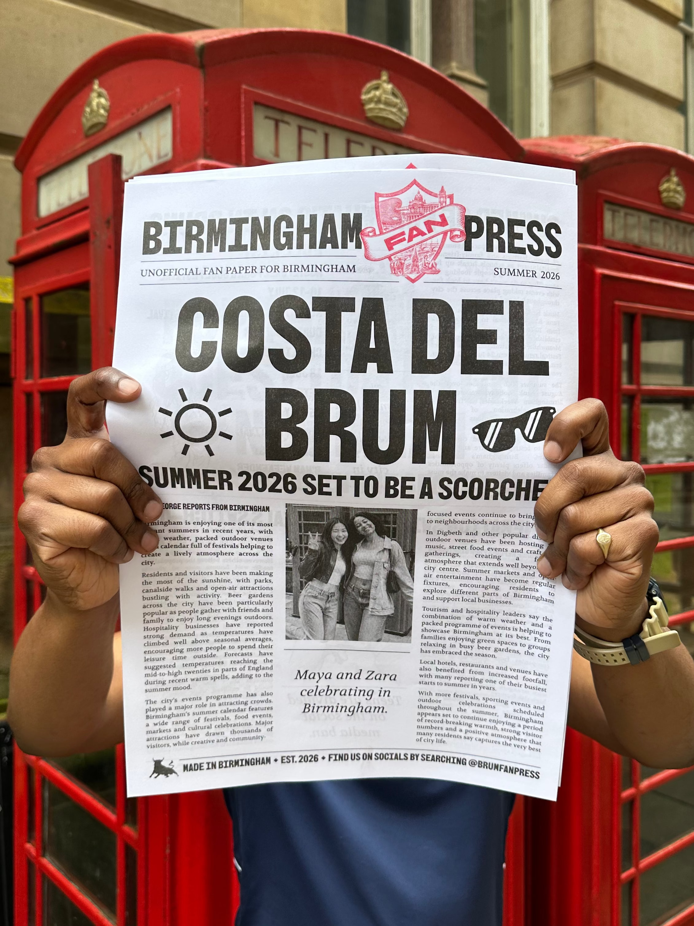 Costa Del Brum - Newspaper